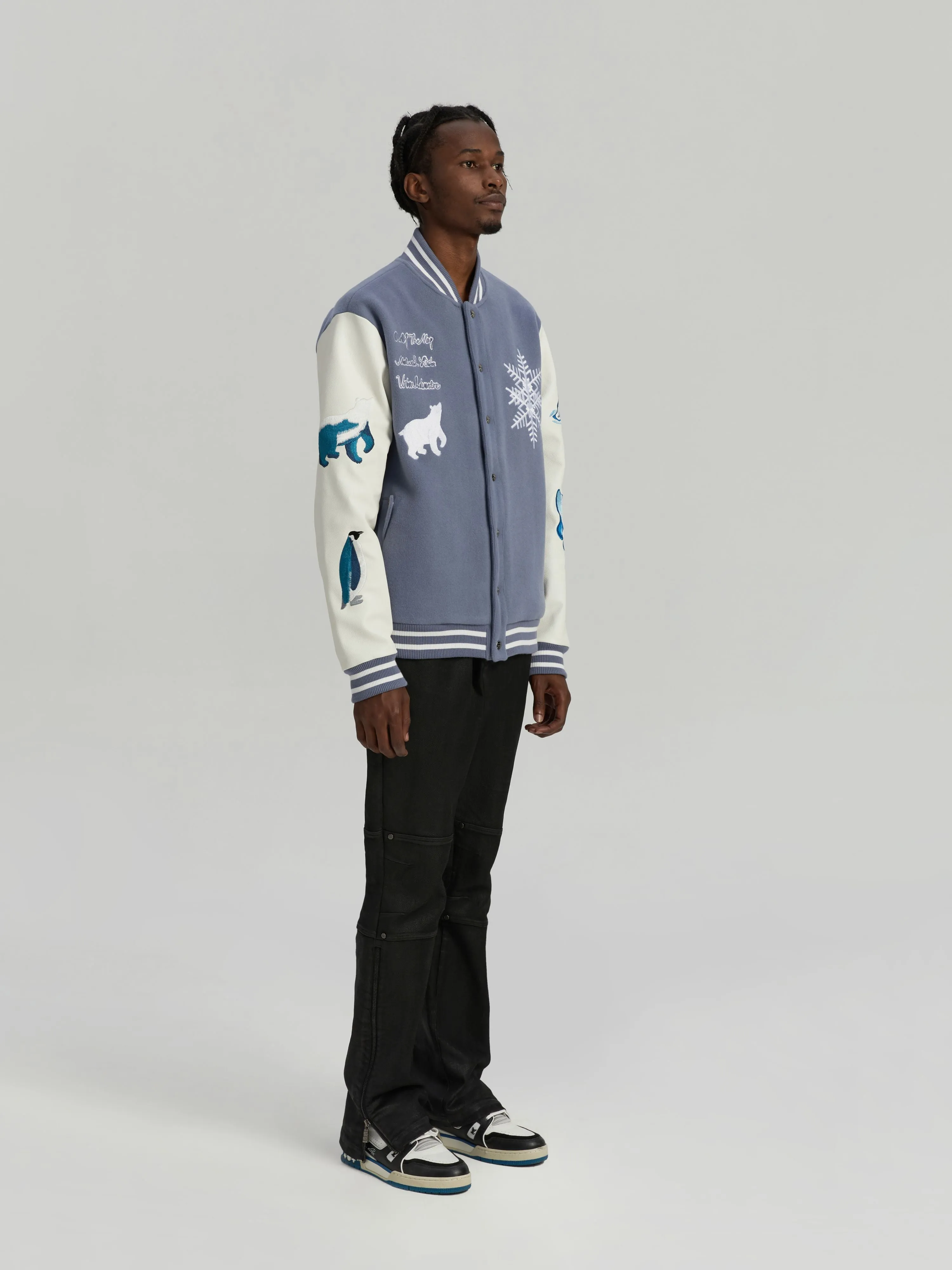 Waxed Flare Pants