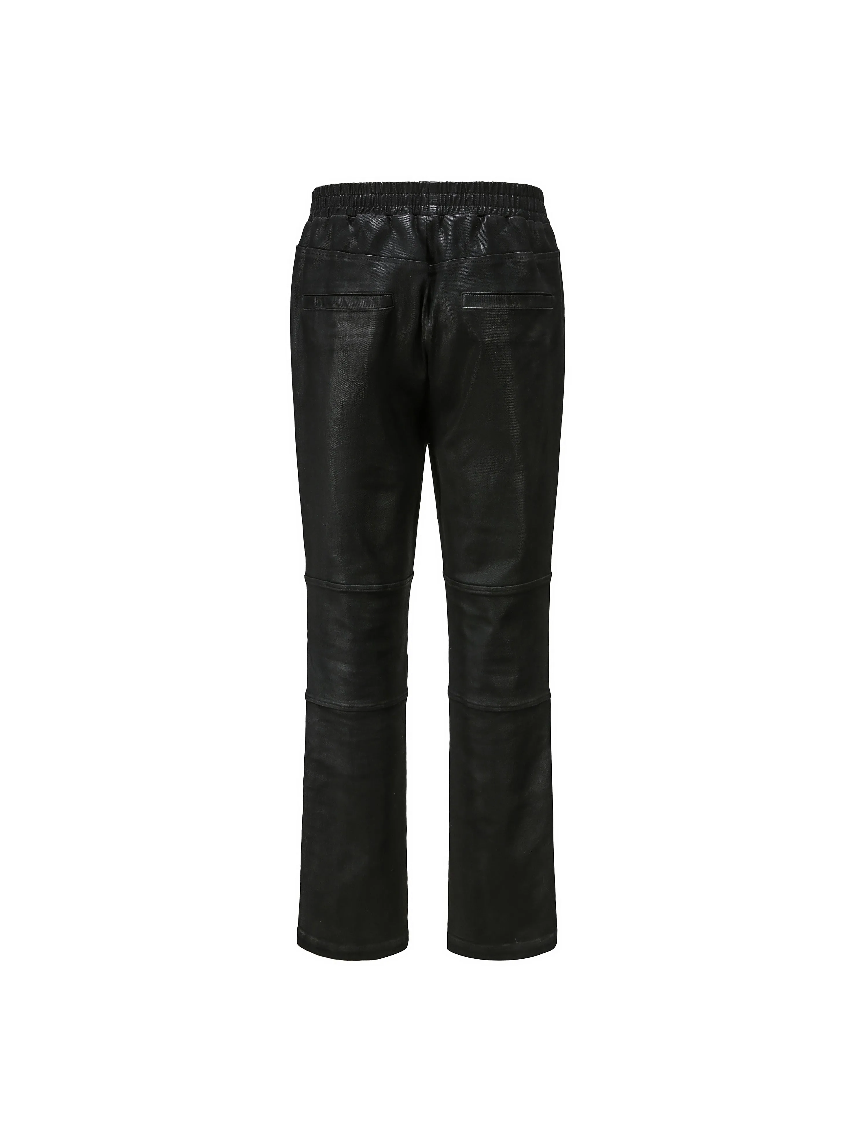 Waxed Flare Pants