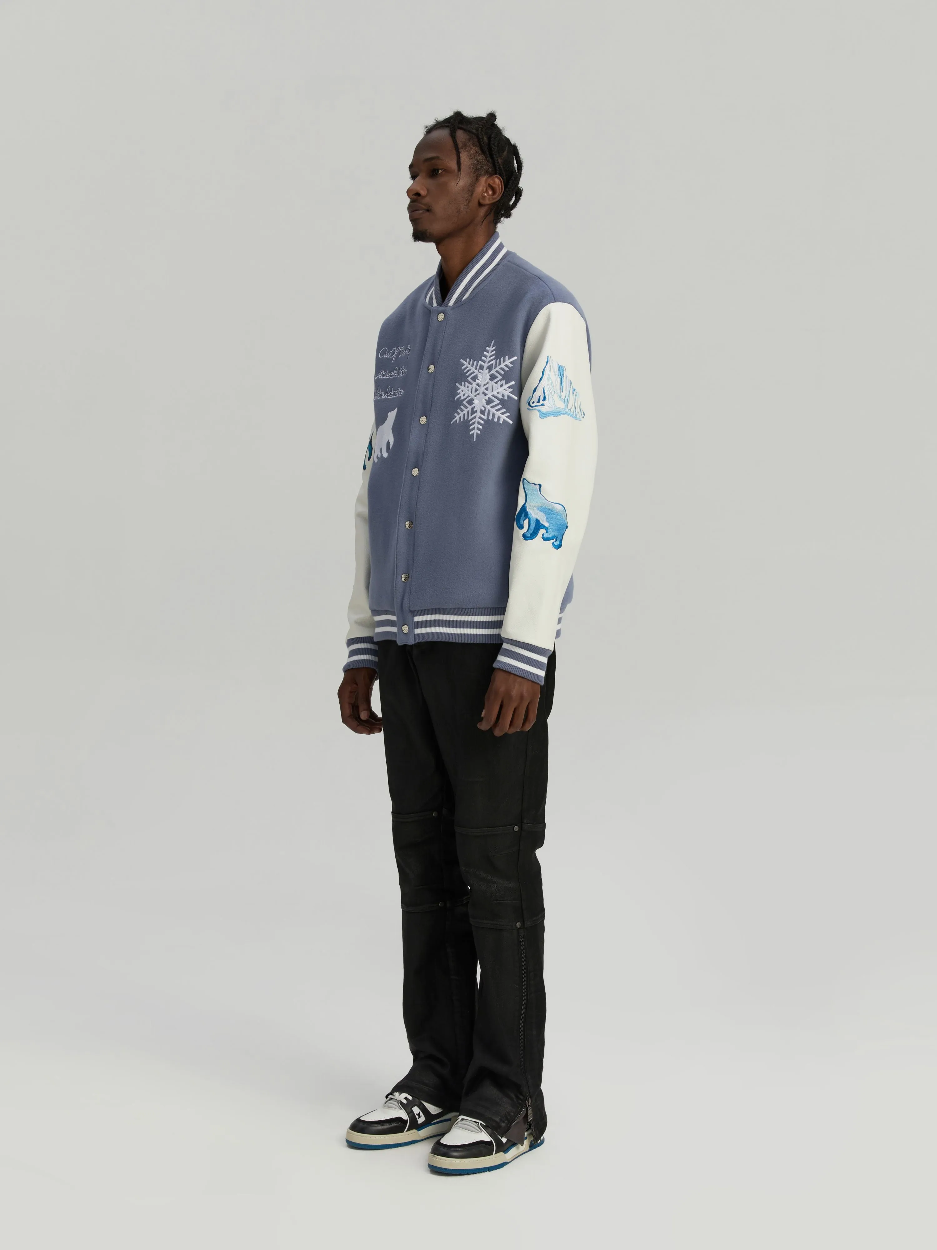 Waxed Flare Pants