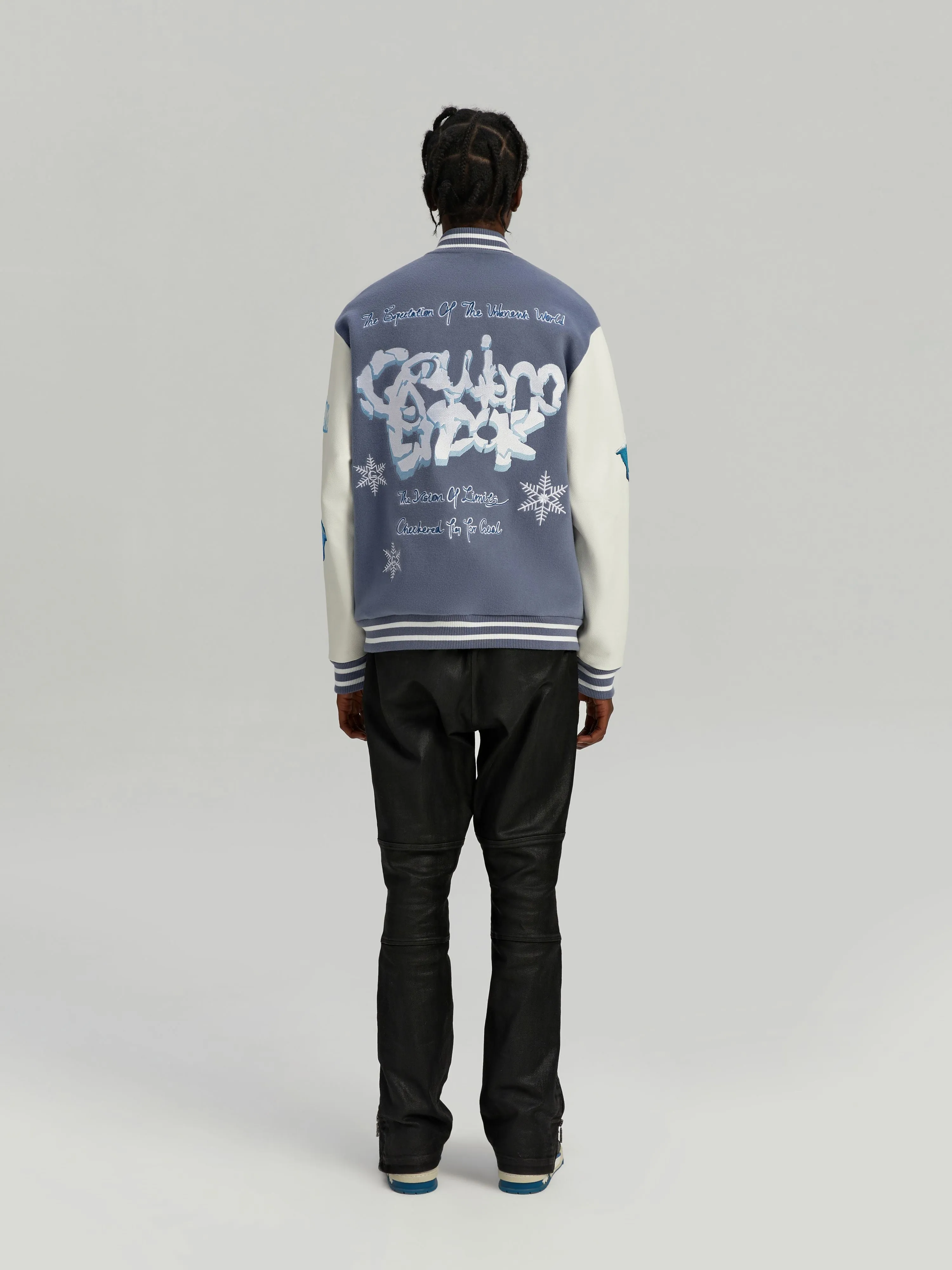 Waxed Flare Pants